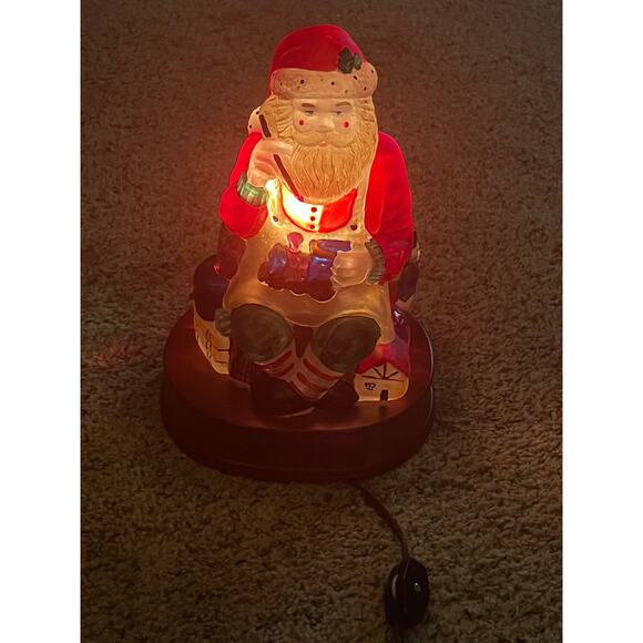 Old World Christmas Yuletide Santa Illuminated 1996 Lighted - Picture 13 of 16